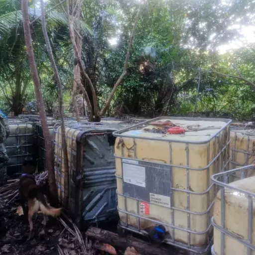 Destruyen campamento y materiales para semisumergible en canal Canchimalero, Esmeraldas  