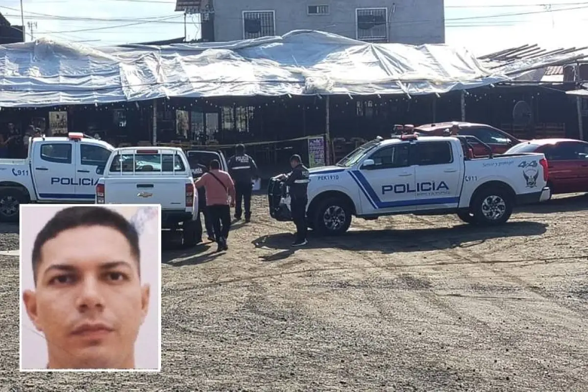 El agente de la Comisión de Tránsito del Ecuador (CTE), Óscar Martín Albán Cuesta, de 27 años, fue asesinado a tiros., Foto: El Diario
