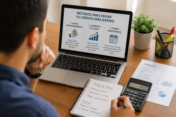Estrategias financieras para reducir el tiempo de una deuda. ,Inteligencia Artificial. 