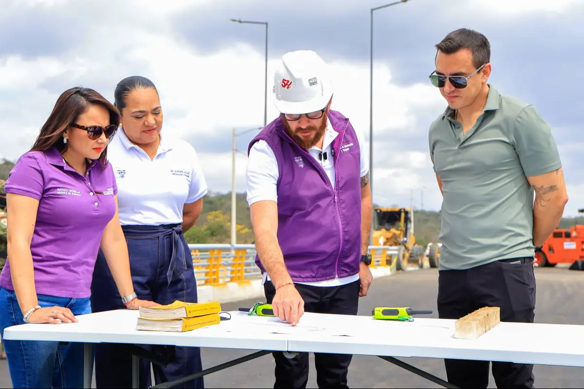 Inspección puente Quimís Daniel Noboa Jipijapa Manabí 