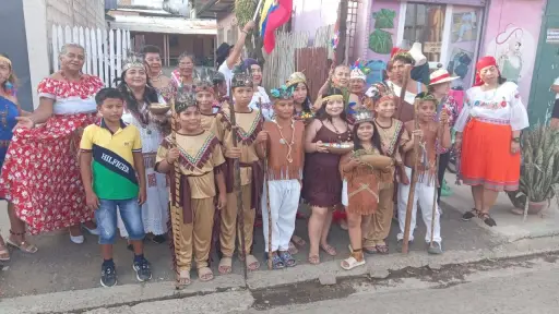 Pregón cultural en la parroquia Picoazá promueve la recuperación del patrimonio e identidad nativa local