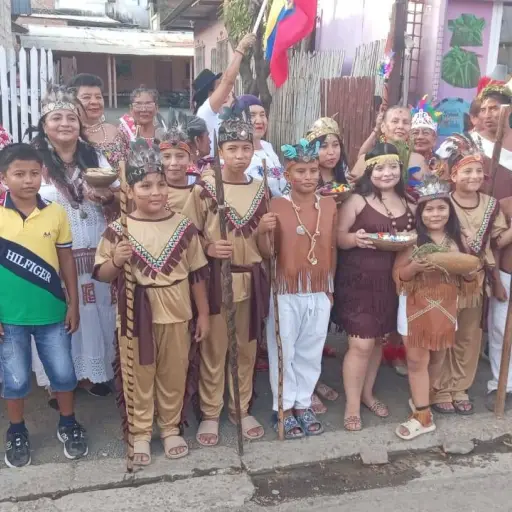 Pregón cultural en la parroquia Picoazá promueve la recuperación del patrimonio e identidad nativa local