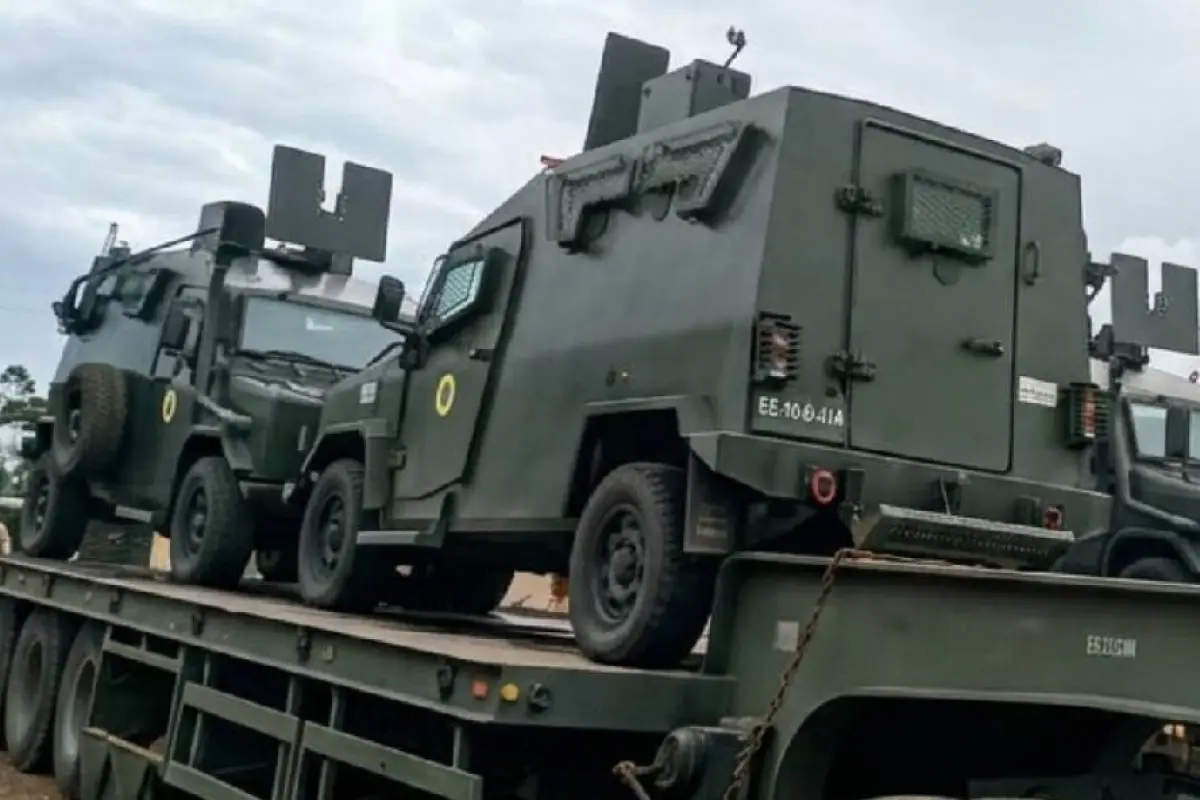 Los vehículos blindados que patrullarán las calles de Manabí y otras provincias de la costa ecuatoriana., Foto: Fuerzas Armadas