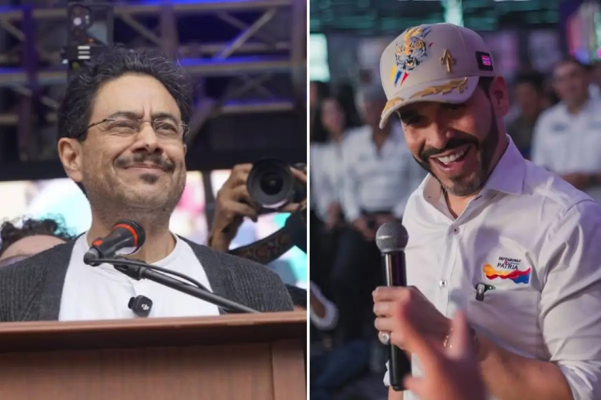 Iván Cepeda y Abelardo de la Espriella pugnan por la presidencia de Colombia. 