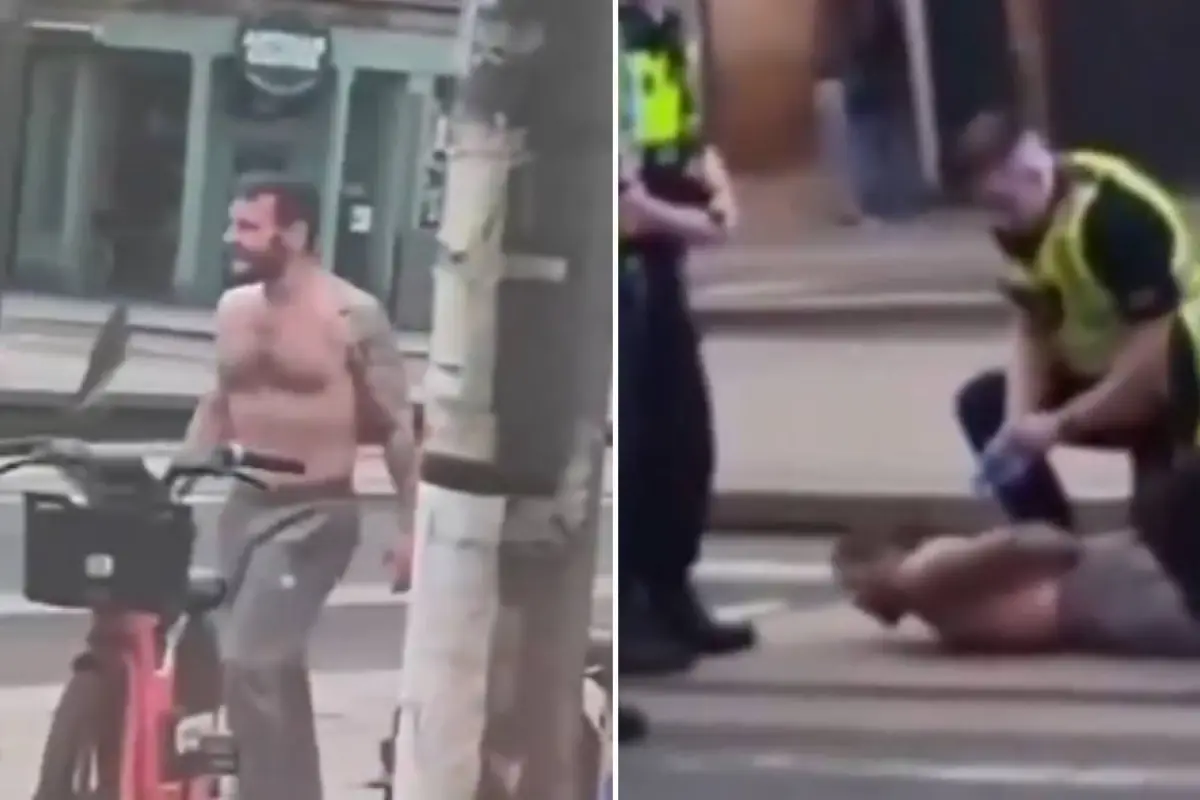El sujeto fue detenido por la Policía tras cometer varios ataques.
