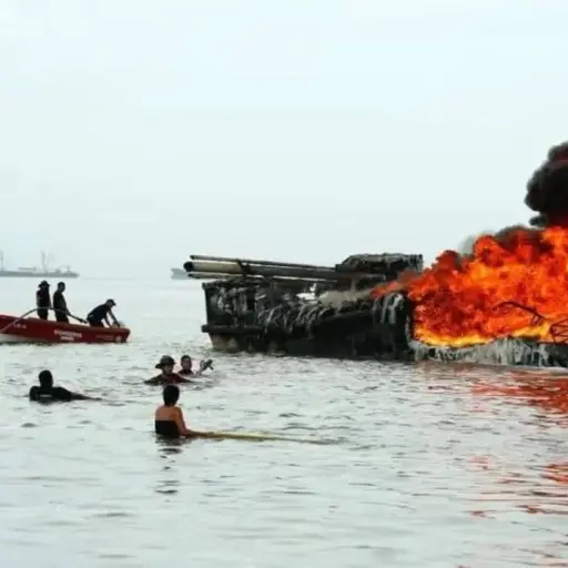 José Anchundia falleció tras 16 días de agonía por quemaduras en incendio de barcos en Manta