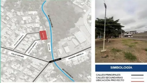 Sector El Salto de Andrés de Vera, en Portoviejo contará con parque lineal, vías y espacio deportivo
