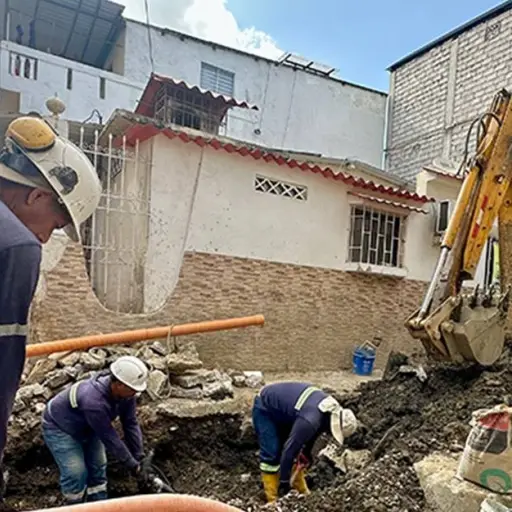 Municipio de Guayaquil ejecuta obras hidráulicas para mitigar inundaciones en Sauces 6