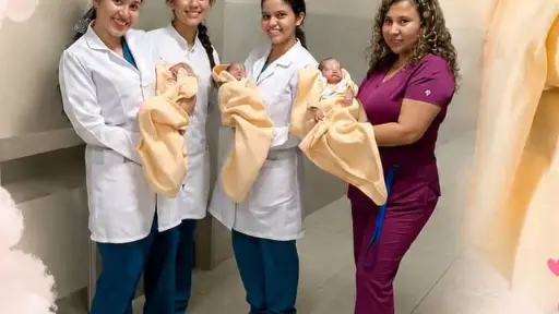 La emocionante historia de las trillizas de La Pila que conmovió a toda una comunidad