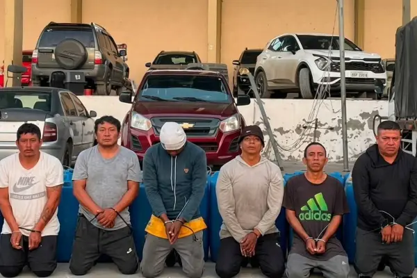 De los seis detenidos, cinco son manabitas y uno es de la provincia del Guayas.