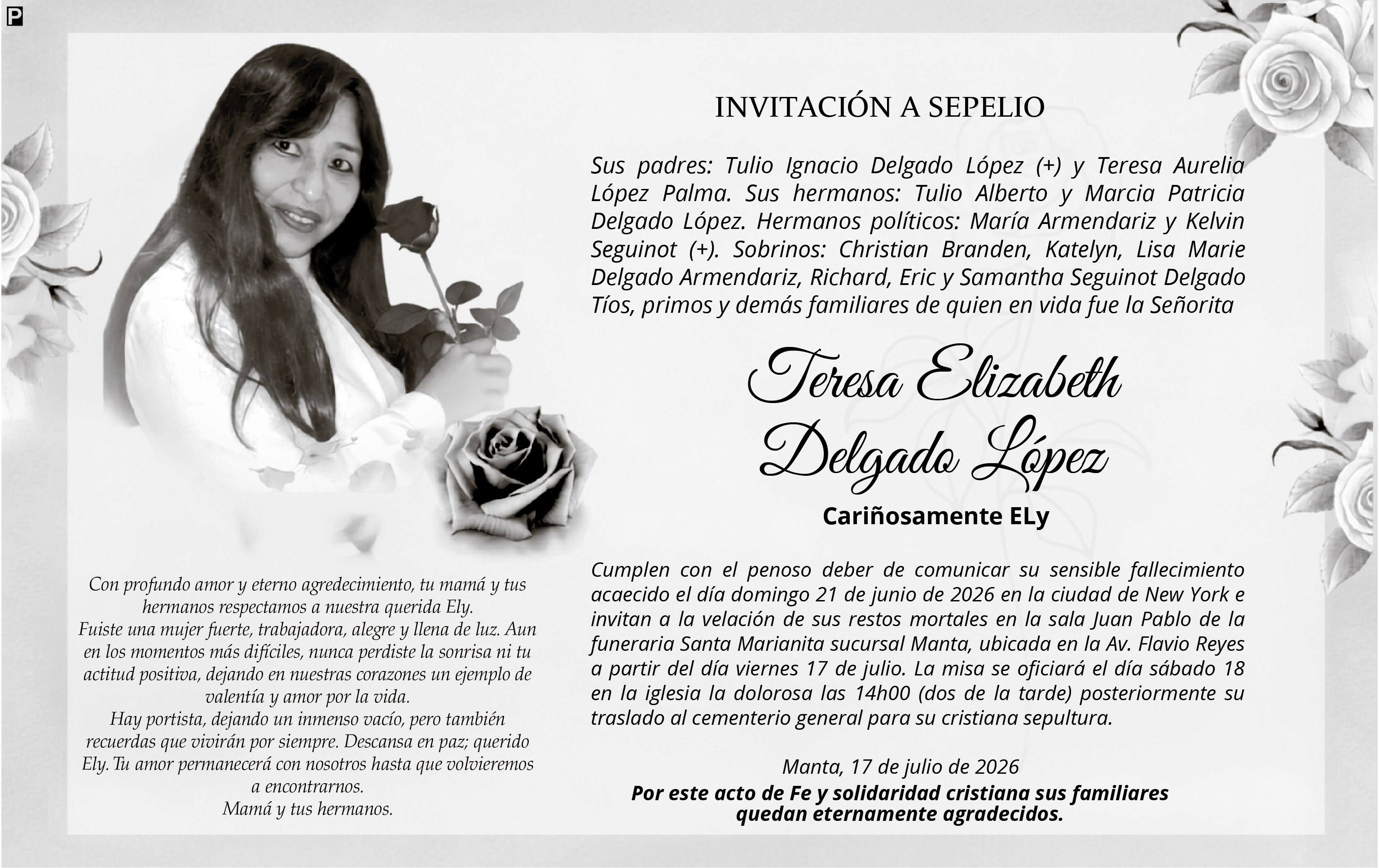 TERESA ELIZABETH DELGADO LOPEZ, medios ediasa
