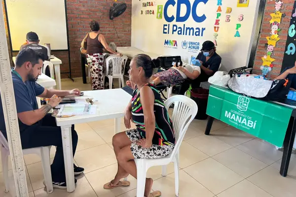El Consejo Provincial acerca la medicina a grupos vulnerables y movilidad humana en Manta. ,El Diario
