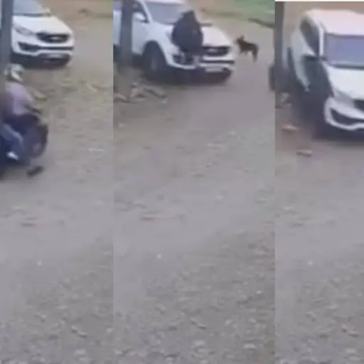 Conductor evita un presunto secuestro tras embestir a un sospechoso en Quinindé