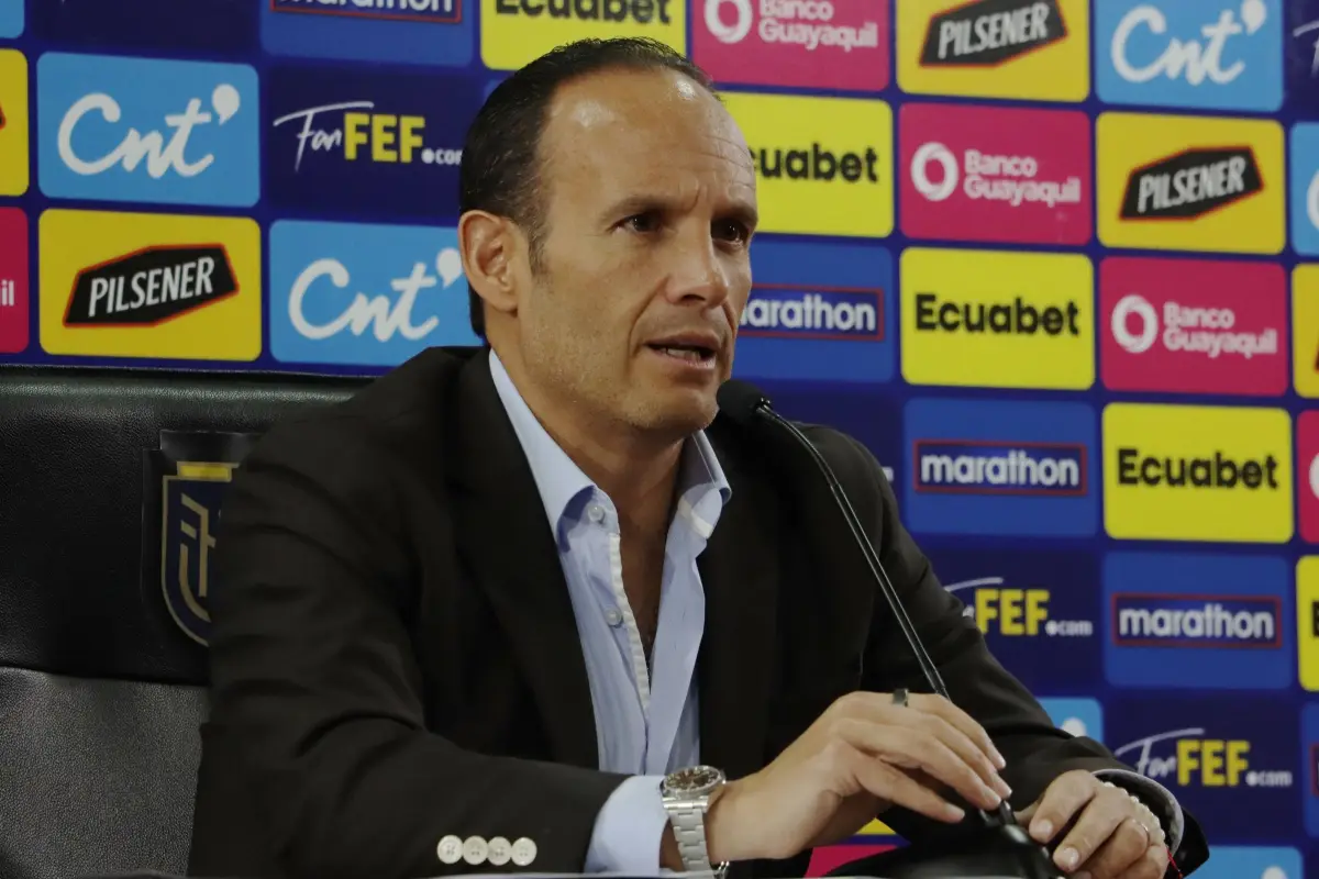 Francisco Egas, presidente de la Federación Ecuatoriana de Fútbol