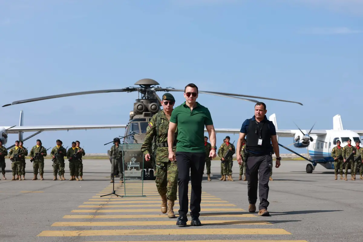 Decreto Ejecutivo 448 pone en marcha la hoja de ruta de seguridad del Estado hasta 2029., X: @Presidencia_Ec