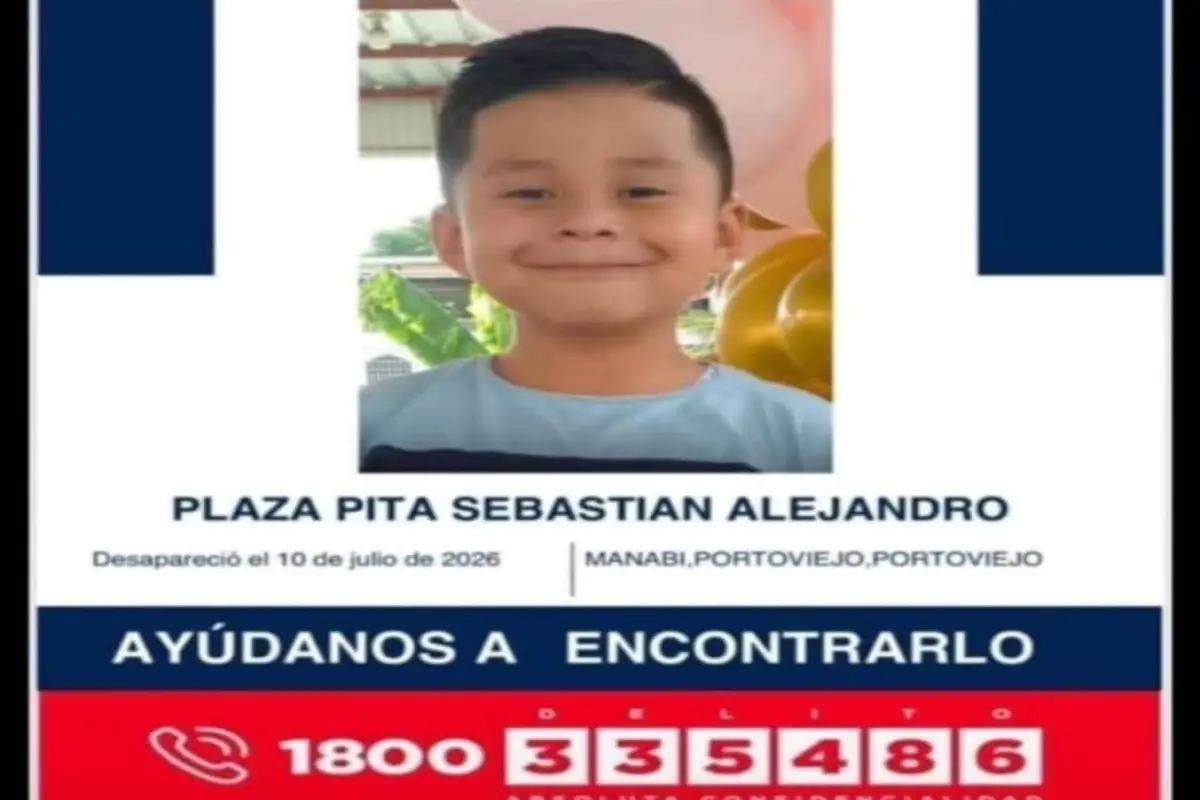 La imagen del menor es difundidad en redes sociales con la intención de encontrar indicios de su paradero., Redes sociales