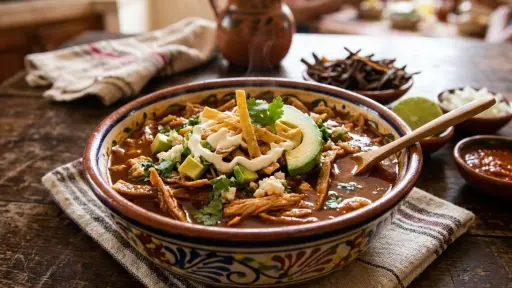 Con el toque mexicano: Cómo preparar sopa de tortilla casera en menos de 20 minutos