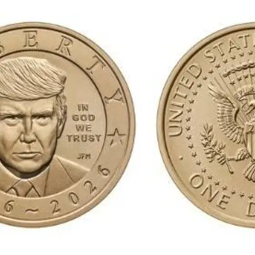 Estados Unidos confirma que acuñará una moneda de un dólar con la imagen de Donald Trump