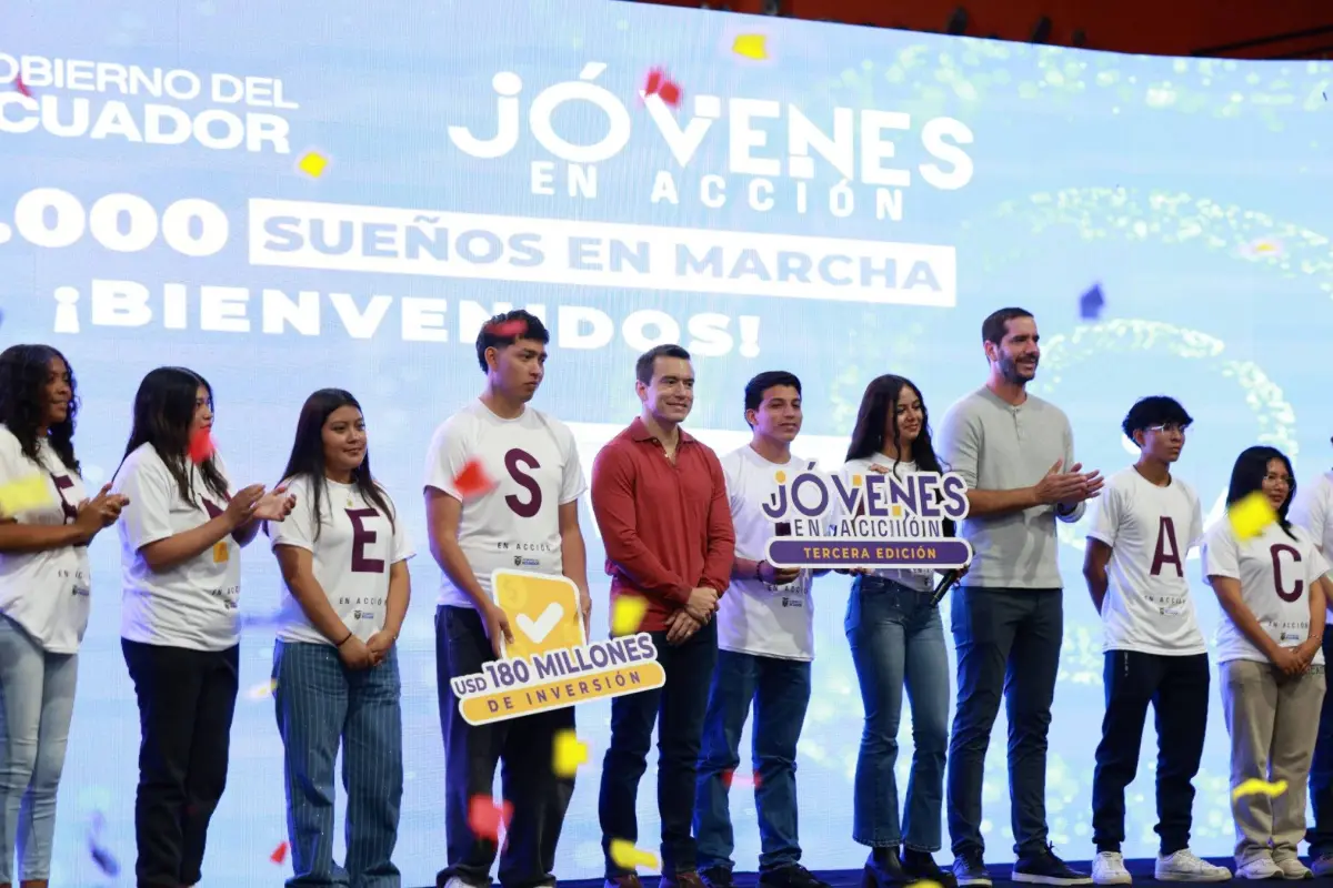 Daniel Noboa Jóvenes en Acción  incentivo