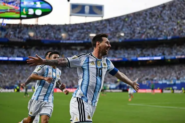 Lionel Messi ha marcado ocho goles en la actual cita mundialista que se disputa entre Canadá, México y Estados Unidos. ,Foto: Agencia AFP