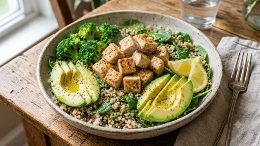 Bowl de pollo al limón con quinoa: La receta rápida y deliciosa que resolverá tus días