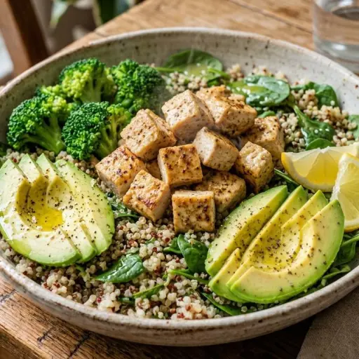 Bowl de pollo al limón con quinoa: La receta rápida y deliciosa que resolverá tus días