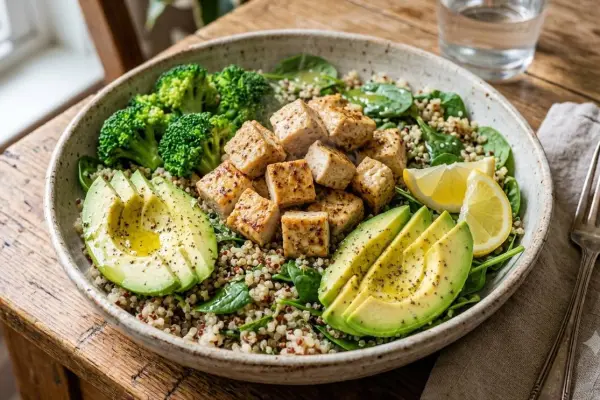 Este bowl es un opción saludable para tus comidas diarias.