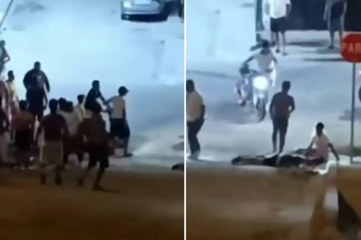 Vecinos del sector vivieron momentos de angustia tras el ataque sicario. 