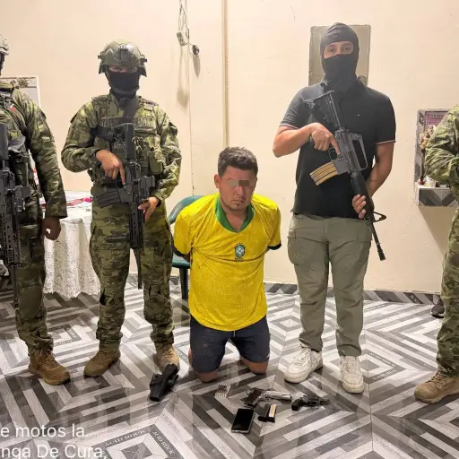 El Carmen: Ejército aprehendió a dos personas y decomisó armas durante operativo militar