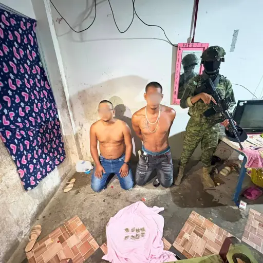 Capturan a tres hombres con marihuana