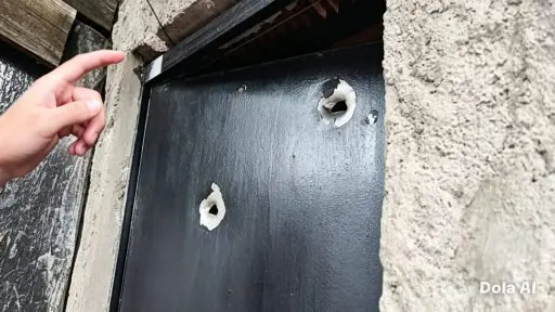 Dispararon 50 veces contra la casa de un hombre en Montecristi para intentar asesinarlo