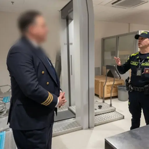Se vistió de piloto para pasar desapercibido en el aeropuerto, pero llevaba diez kilos de droga debajo del uniforme