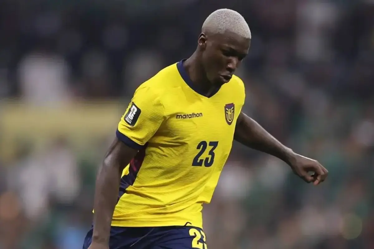 Moisés Caicedo, volante y capitán de la selección de Ecuador