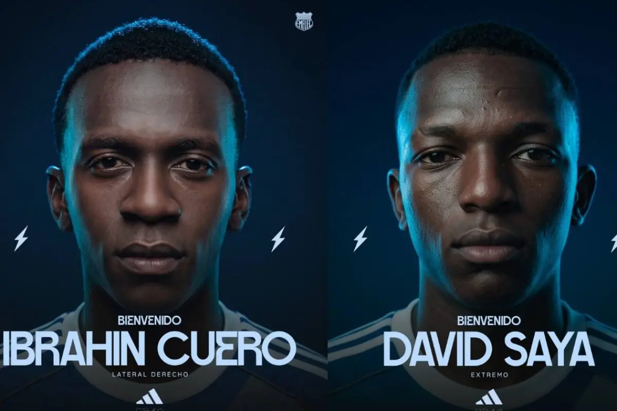 Ibrahin Cuero y David Saya fueron oficializados como refuerzos de Emelec