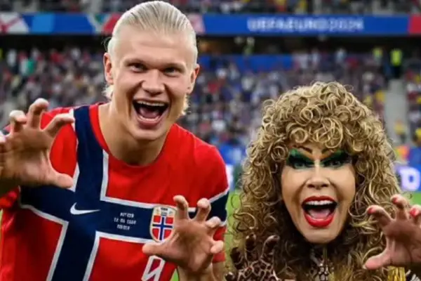 La Tigresa del Oriente sorprendió al dedicarle una canción a Erling Haaland, figura del Mundial 2026. ,Redes sociales