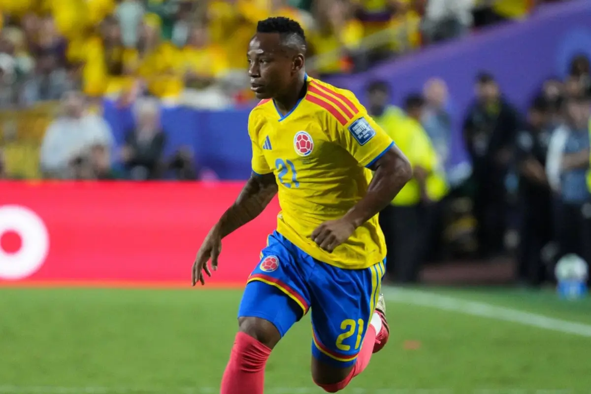 El colombiano Jáminton Campaz, de 26 años, disputó su primera Copa del Mundo. 