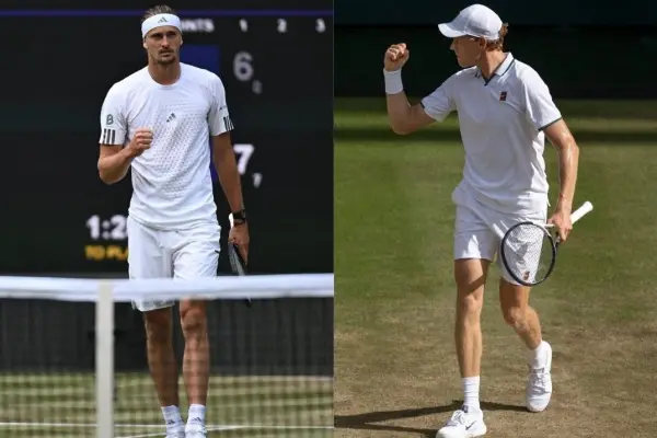 Jannik Sinner  y Alexander Zverev se enfrentarán en la final de Wimbledon 