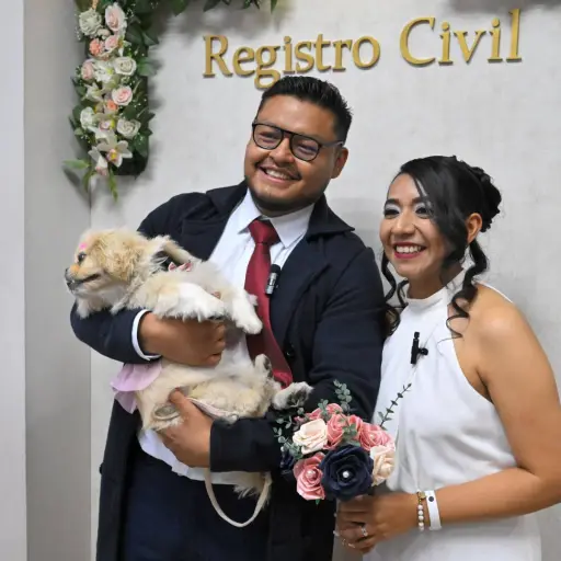 Más de 50 parejas han incluido a sus mascotas como testigos simbólicos de matrimonio en Ecuador