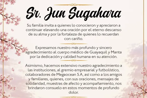 Misa Sr. Jun Sugahara ,Medios Ediasa