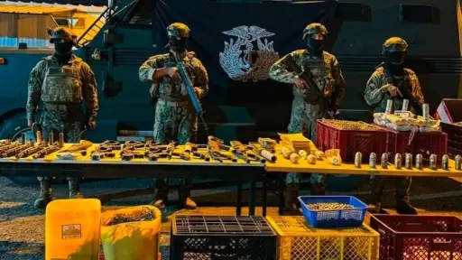 Penitenciaría del Litoral: hallan arsenal con granadas, fusiles y municiones