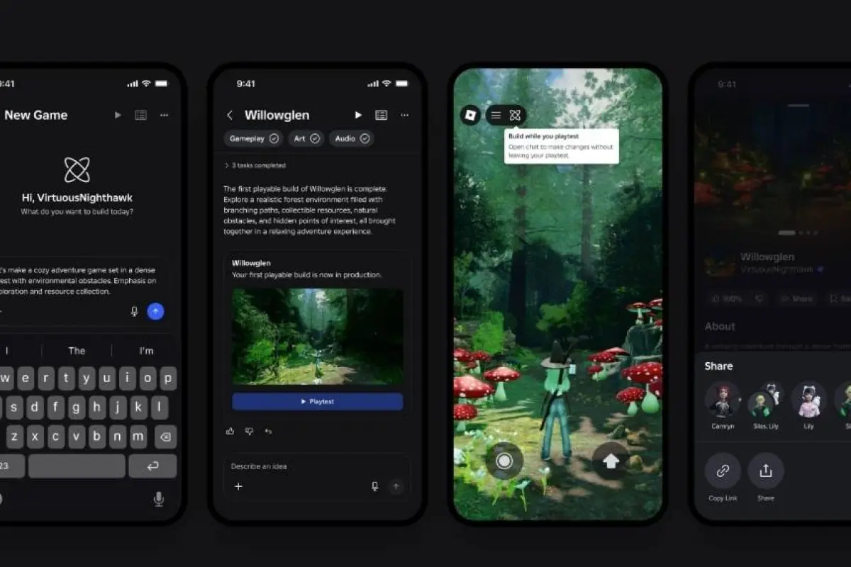 Roblox crear juegos con IA