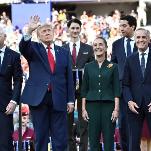 Donald Trump e Infantino fueron abucheados en la final que coronó a España en el Mundial