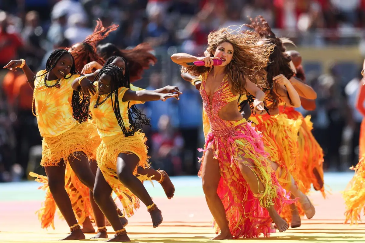 Shakira cantó la música oficial del Mundial