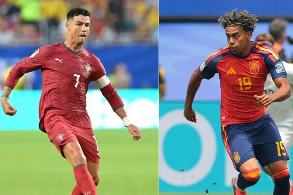 Portugal y España van al todo o nada en su duelo de octavos de final. ,ROBERTO SCHMIDT / AFP