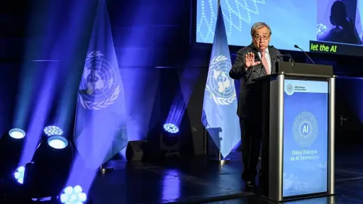 Secretario General de la ONU urge a gobernar la Inteligencia Artificial para no improvisar “el futuro de la humanidad”