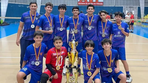 Orión de Portoviejo se coronó campeón nacional de voleibol Sub-14 y clasificó al Sudamericano de Bolivia