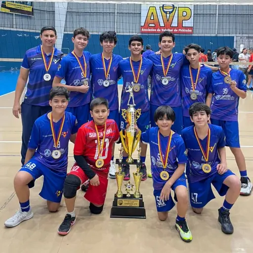 Orión de Portoviejo se coronó campeón nacional de voleibol Sub-14 y clasificó al Sudamericano de Bolivia