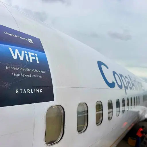 Copa Airlines se convierte en la primera de Latinoamérica en ofrecer Starlink a bordo