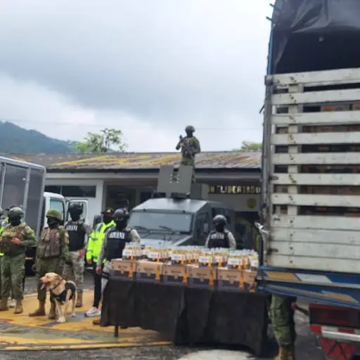 Santo Domingo: decomisan 1.300 cajas de cerveza ilegal en operativo militar y aduanero