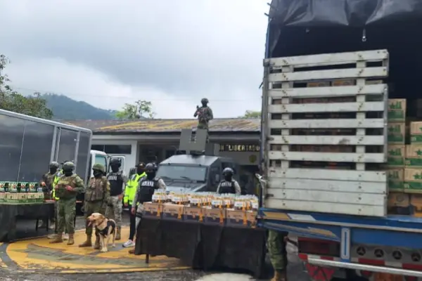 Santo Domingo decomisan 1.300 cajas de cerveza ilegal en operativo militar y aduanero